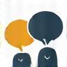 Icon representing a consultation meeting or discussion